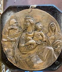 Proantic: Terracotta Representing The Holy Family