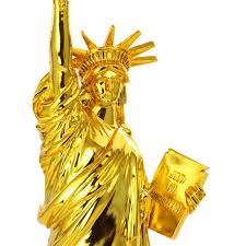 Gold Statue of Liberty Replica 12 Inches