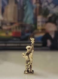 Statue of Liberty - Monopoly Here & Now Gold Pewter Game ...