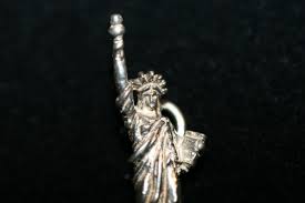Vintage Sterling Silver Statue of Liberty Freedom Pursuit of ...