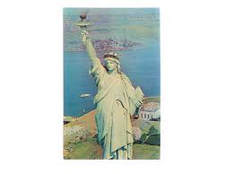 Statue of Liberty Vintage Postcard, Unused Vintage New York ...