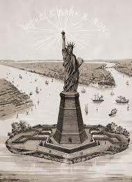 Statue Of Liberty. /Nlithograph, C1886. Poster Print by ...