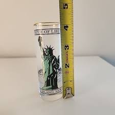 4.25” STATUE OF LIBERTY - NEW YORK - 22k Gold by ASTAR "Double Shot Glass" | eBay