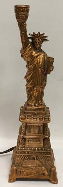 Sold at Auction: Statue Of Liberty Figural Lamp