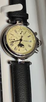 Men's Stauer Automatic Wristwatch With Leather Band Model ST01SBY (140) for sale online | eBay