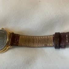 Bulova | Accessories | Vintage Bulova Genuine Leather Band ...