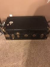 Wooden Black Antique Trunks 1920-1949 Time Period Manufactured Antique for sale | eBay