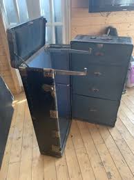 Antique Hartmann Steamer Wardrobe Trunk XL | eBay UK