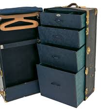 Antique Wardrobe Steamer Trunk with Intact Interior | Grandview Mercantile