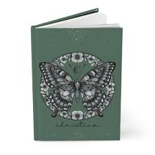 Personalized Butterfly Journal: Floral Hardcover Writing ...