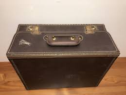 Vintage Softone Tufide Faux Leather Vinyl Coated Locking Carrying Case with Key! | eBay