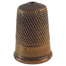 19th Century Stanhope Sewing Thimble. For Sale at Ruby Lane