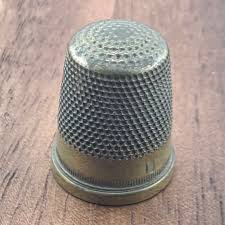 Vintage Brass Thimble Sewing Tool Collectible Finger ...