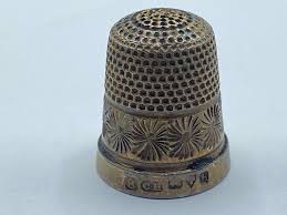 Antique Charles Horner Silver Hallmarked Necessaire Thimble ...