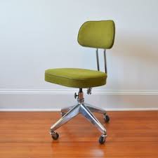 Vintage Mid Century Modern Avocado Desk Task Chair by ...
