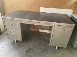 Vintage Art Metal Tanker Desk With Typewriter Compartment | eBay