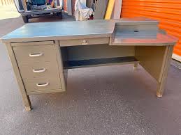 Vintage Art Metal Tanker Desk | Chairish