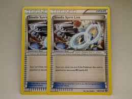 2x 106/114 Steelix Spirit Link - Steam Siege - Uncommon Pokemon TCG Card | eBay