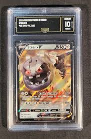Steelix V 115/185 CGC 9 Full Art Vivid Voltage 2020 Pokemon TCG GMA 10 GEM MINT | eBay