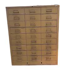 Vintage Cole Steel 27-drawer Industrial Filing Cabinet – Mid-century Metal Storage - Etsy