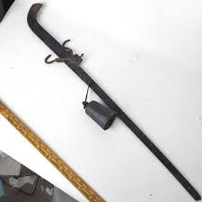 Antique Mercantile Steelyard Pea Scale Hanging Hook Balance ...