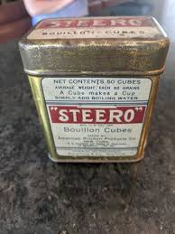Vintage Steerno Bouillon Cubes Tin - 50 Cubes - American Kitchen Products | eBay