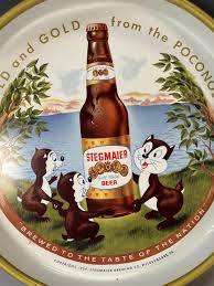 Sold at Auction: 3 METAL BEER TRAYS