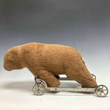 Sold at Auction: Early STEIFF Ride On Noise Maker Bear