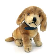Steiff Bazi Dachshund Dog 1960s sitting 17cm 7in Mohair ...