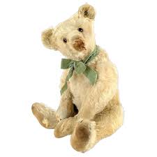 Antique Steiff Teddy Bear White with Ear Button 16 inches ...