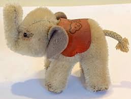 ❤️STEIFF Elephant 🐘 60 Yr Old 6307,0 LT ED Imprint Miniature 3" Rare 1956-58❤️ | eBay Australia