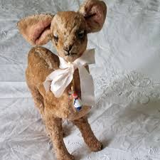 Vintage Steiff DEER Fawn Large Stuffed Toy..plush Easter ...