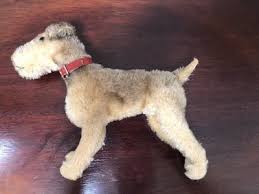 1933 Steiff Jack Terrier Mohair Dog 6.5 in x 8 in with ...