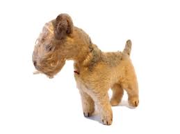 ** Pre-war antique Steiff Foxy Fox Terrier dog toy, mohair ...