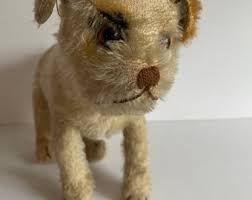 Early Steiff 1920's Spot Eye Dog / Pup on All 4's With FF Button - Etsy