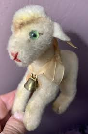 WOW Small Vintage Steiff Lamb lamby, all original ALL ID 1950's 6” | eBay