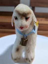 Vintage- Steiff- Lamb- Tagged- 1950- Collector- Gift- Unique- White- Nursery- Decor- Kitsch- 6 Inch- Mohair- Antique- Germany - Etsy Canada