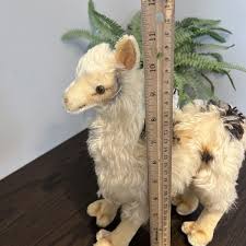 Vintage Steiff Llama long pile Mohair Glass Eyes 10.5” No ...