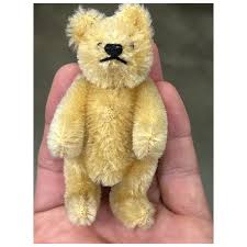 Early Vintage Miniature Steiff Jointed 3” Golden Teddy Bear ...