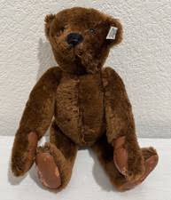 Vintage Steiff 1920 Classic Teddy Bear Dark Brown Mohair for sale online | eBay