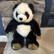 Build a Bear Workshop Plush 16” Panda Black White Teddy Bear ...