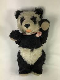 Vintage Steiff Teddy Panda Bear Replica 1938 Mohair. With ...