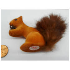 Vintage Wagner Kunstlerschutz flocked Squirell Animal West ...