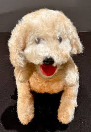 Vintage '30's - 40's Wind Up Mohair Puppy Dog - Works!!! | eBay