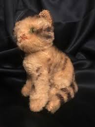 Antique 30's Steiff Susi? Mohair & Glass Eyes Sitting Cat w Swivel Head 5.5" T | eBay