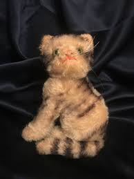 Antique 30's Steiff Susi? Mohair & Glass Eyes Sitting Cat w Swivel Head 5.5" T | eBay Australia