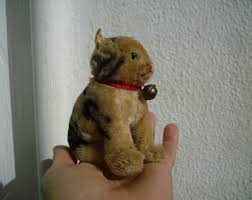 Vintage,early,us Zone,steiff Susi,sitting Cat,grey,gray Black,vintage,stuffed Kitty,green Eyes,stitched Nose,mohair,swivel Head,no Id's. - Etsy Ireland