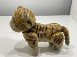 Steiff Animal Cat 10cm x 12cm. See photos for condition | eBay