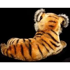 Next to Smallest Brother Early Model Rare Steiff Reclining Tiger Cub . For Sale at Ruby Lane