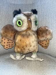 Nice Vintage Steiff Wittie Mohair Owl 9” | eBay